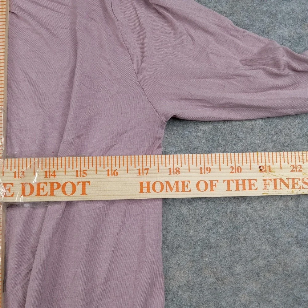 Charlotte Russe Dress Womens Small Pink Long Sleeve‎ Swing Tunic Rayon Casual